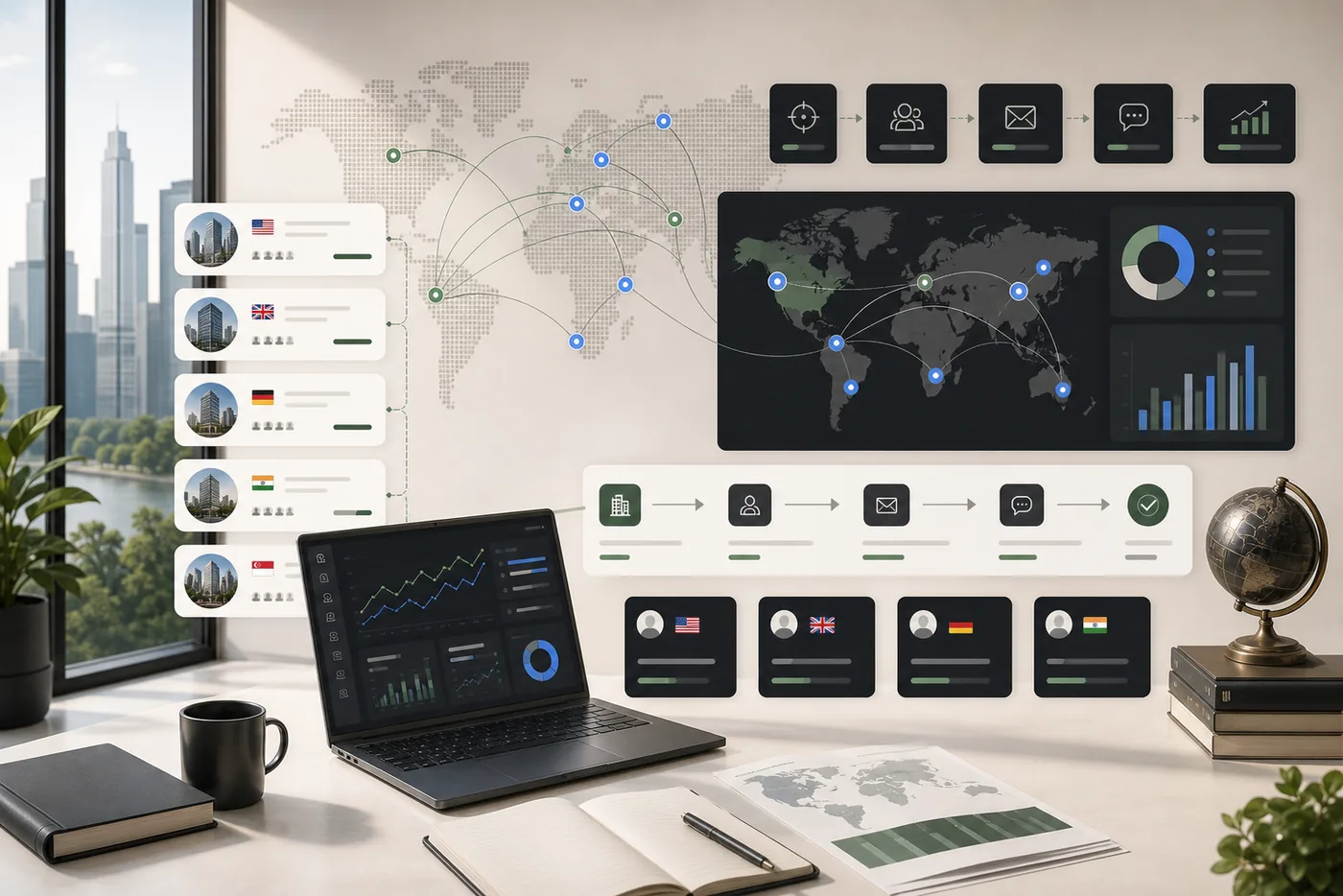 B2B lead generation campaign visual
